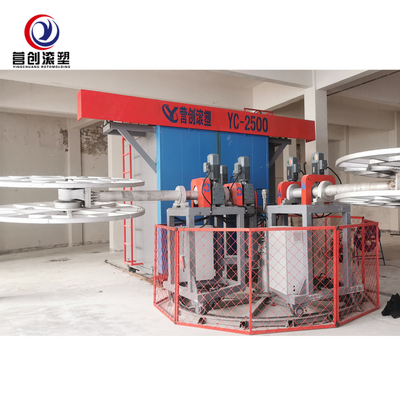 खरीदें new design 3 arms carrousel moulding machine from China online manufacture