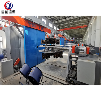 खरीदें 7000L परिपत्र ओवन संरचना टैंक रोटोमोल्डिंग उपकरण online manufacture