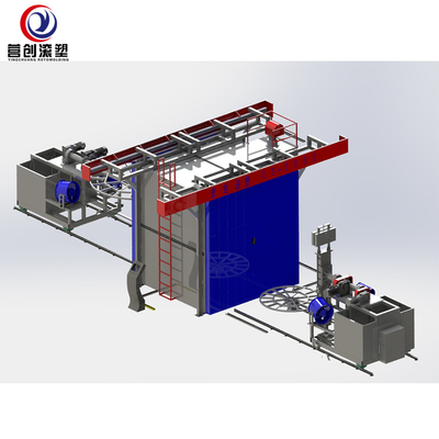 खरीदें 1000L 45Kw प्लास्टिक रोटोमोल्डिंग पानी की टंकी बनाने की मशीन online manufacture