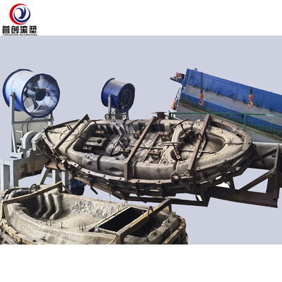 खरीदें 46Kw शटल Rotomolding मशीन मत्स्य पालन नाव LLDPE पीई प्लास्टिक कश्ती बनाना online manufacture