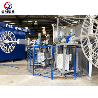 खरीदें New carrousel rotomolding machine for plastic water tanks maquina rotomoldeo online manufacture