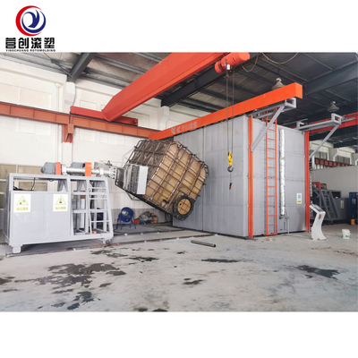 खरीदें विनिर्माण संयंत्र के लिए एलएलडीपीई शटल रोटोमोल्डिंग मशीन 62KW online manufacture