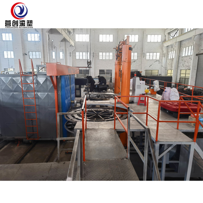 खरीदें 7 इंच टच स्क्रीन रोटो मोल्डिंग मशीन एयर/वाटर कूलिंग online manufacture