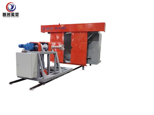 खरीदें अनुकूलित कंटेनरों के लिए 0-50 मिमी मोल्ड रोटेशनल मोल्डिंग मशीन online manufacture