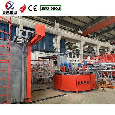 खरीदें विद्युत शीतलन मोड तेज उत्पादन गति के साथ शटल रोटोमोल्डिंग मशीन online manufacture