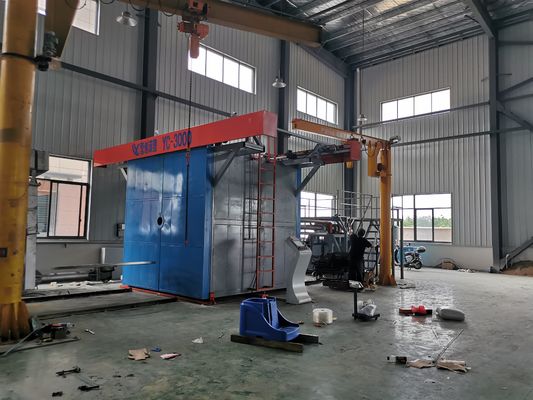 खरीदें पानी की टंकियों के लिए उच्च क्षमता पीएलसी नियंत्रण प्रणाली शटल रोटोमोल्डिंग मशीन online manufacture
