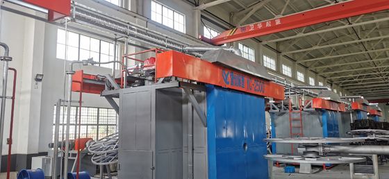 खरीदें पीएलसी नियंत्रित शटल रोटोमोल्डिंग मशीन तरलीकृत गैस हीटिंग online manufacture