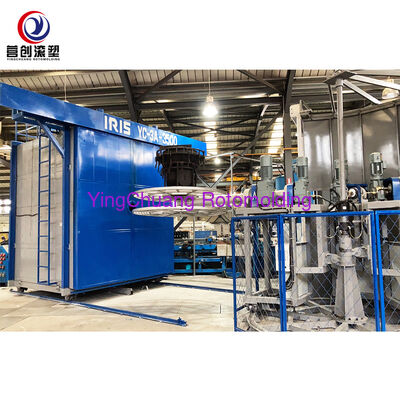 एलएलडीपीई/पीई वाटर टैंक बनाने वाली रोटरी मोल्डिंग मशीन