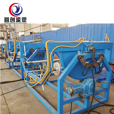 6KW-11KW रॉक एंड रोल रोटेशनल मोल्डिंग मशीन तेज गति प्रदर्शन