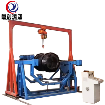 6KW-11KW स्वचालित रॉक एंड रोल रोटोमोल्डिंग मशीन