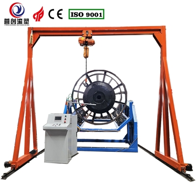 उच्च गति कम शोर उच्च स्थायित्व रॉक एंड रोल रोटोमोल्डिंग मशीनें 6KW-11KW