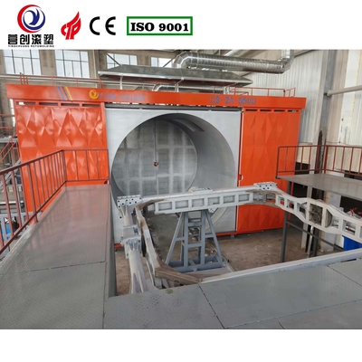 220V/380V/440V समायोज्य घूर्णन गति के साथ स्वचालित शटल रोटोमोल्डिंग मशीन