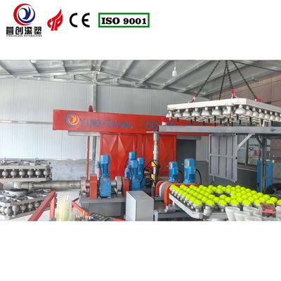 एलएलडीपीई पिकलेबॉल द्वि अक्षीय रोटोमोल्डिंग मशीन 62KW पावर और स्वचालित नियंत्रण के साथ