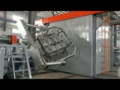 25000L प्लास्टिक बनाने के लिए दो-आर्म शटल रोटोमोल्डिंग मशीन