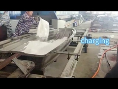 विनिर्माण संयंत्र के लिए डेल्टा पीएलसी नियंत्रण रॉक एंड रोल रोटोमोल्डिंग मशीनें