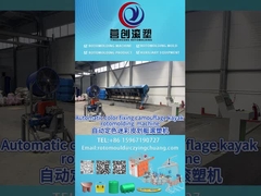 अनुकूलन योग्य कयाक बनाने की मशीन रॉक एंड रोल रोटोमोल्डिंग मशीनें